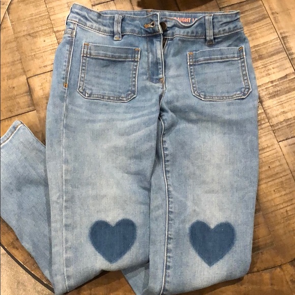 J. Crew Other - Girl’s Crewcuts Heart Jeans - Size 10